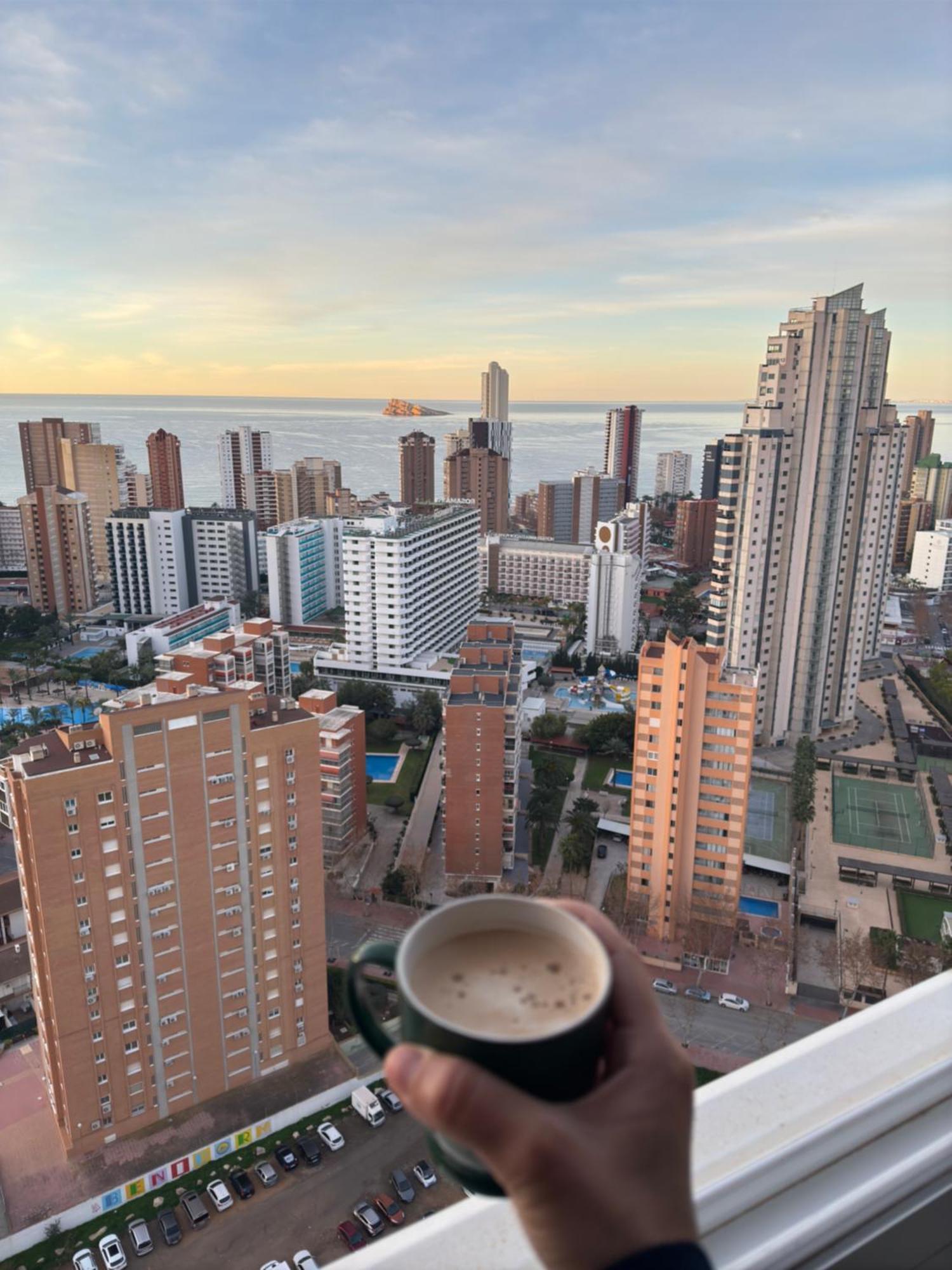 Ferienwohnung Playa Azul Benidorm 28Th Floor Exterior foto